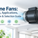 Inline fan ventilation system